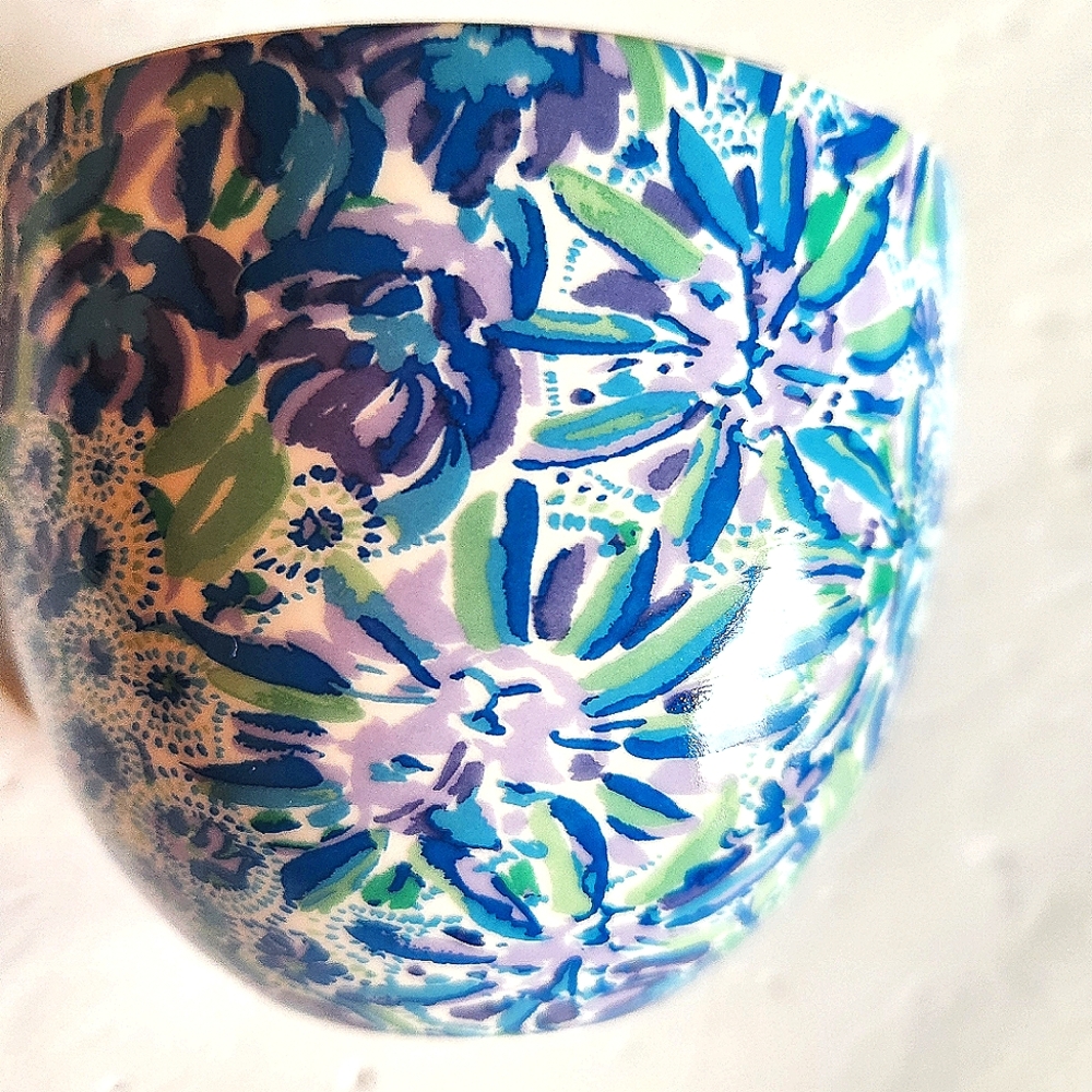 Lilly Pulitzer High Manetenance 12 Ounce Ceramic Coffee Mug Tea Cup - Picture 5 of 13